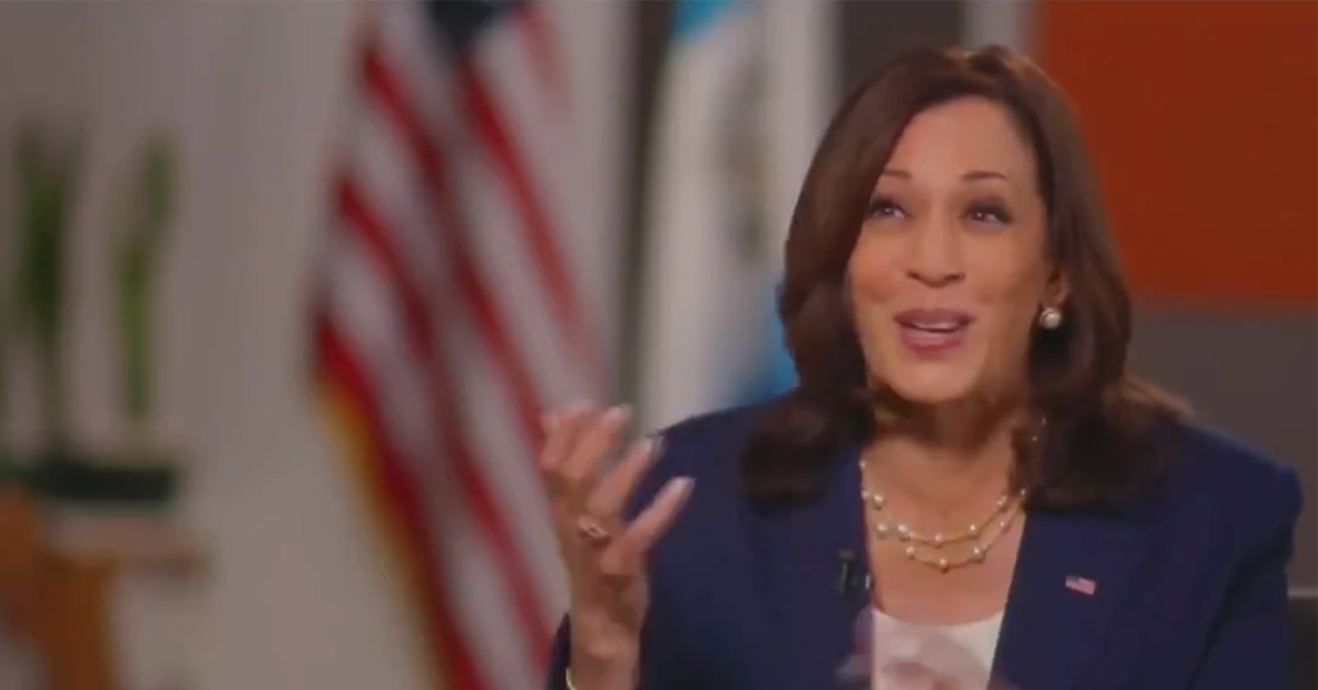 Kamala Harris Just Laughed About the Border Crisis